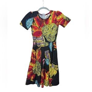 LuLaRoe Multicolor Amelia Abstract Dress